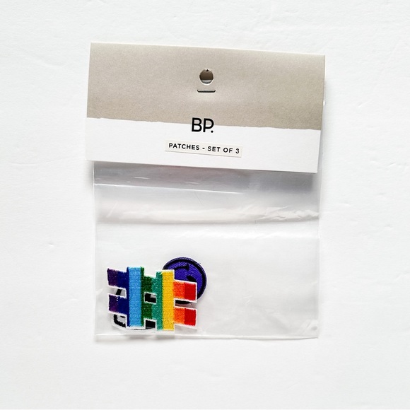BP Nordstrom Assorted 3-Pack Expression Iron On Patches - Picture 5 of 6